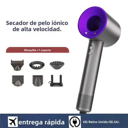 High-Speed Blow Dryer with Ionic Technology – 5 Attachments + Stand